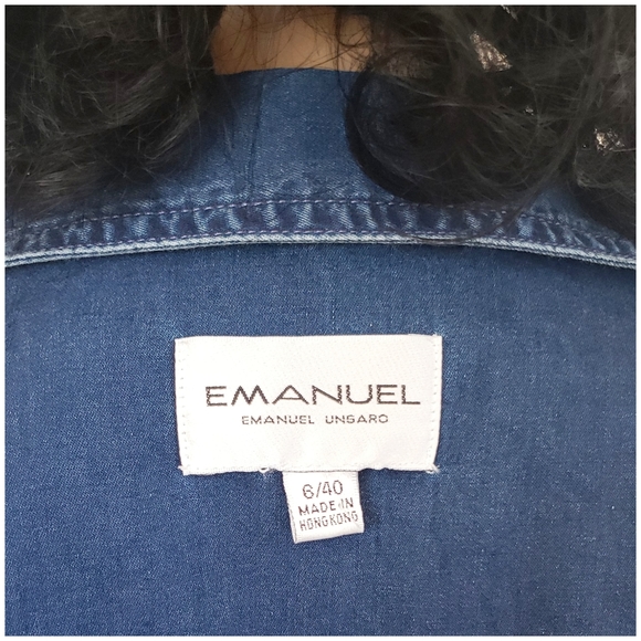 EMANUEL UNGARO Denim Dress - Picture 8 of 8